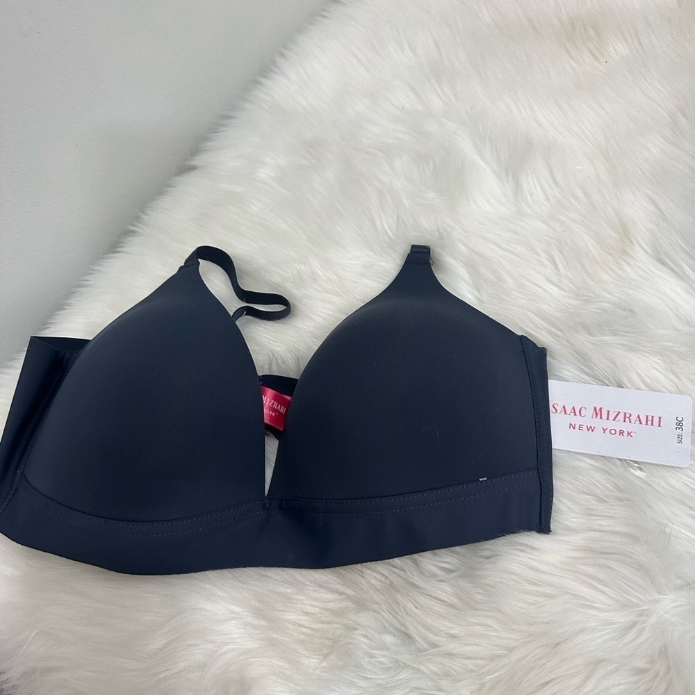 Isaac Mizrahi Sz 38C navy Women's Bra